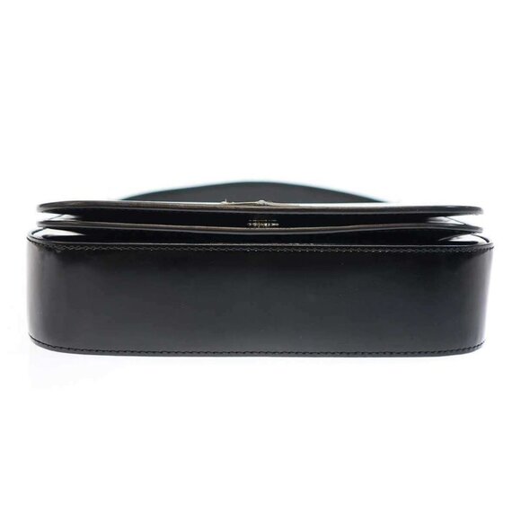 Prada Brushed Leather Shoulder Bag Black - Picture 4 of 10